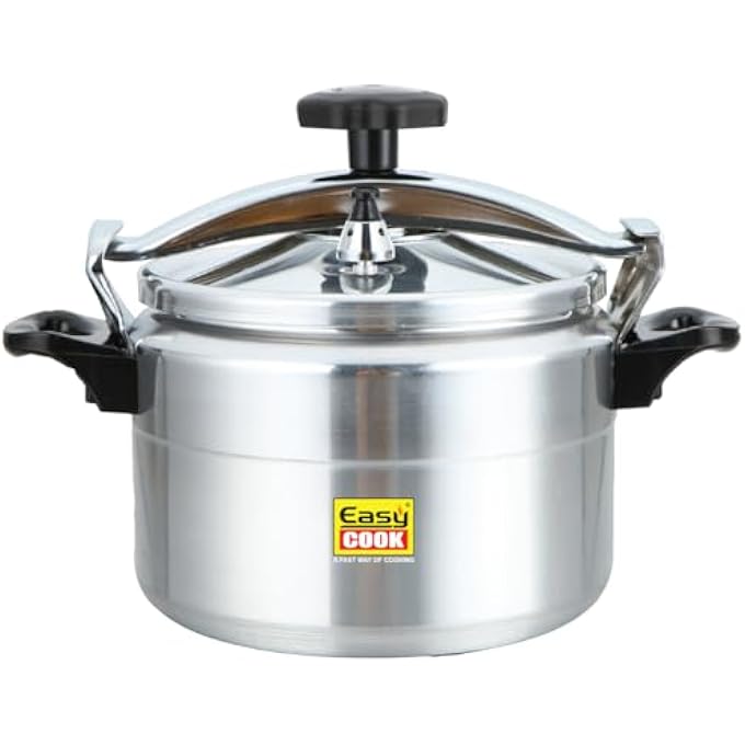 Easy Cook Easycook 7 Ltr Arabic Pressure Cooker  Durable Aluminum Build  Multi Safety Device  Fast Cooking  Available In 5L 7L 9L 11L 15L 20L 25L 7 Ltr - Image 1