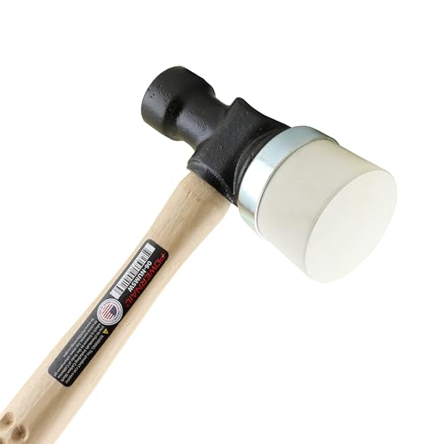 Powernail No. 5 Iron White Rubber Capped Mallet - Image 3