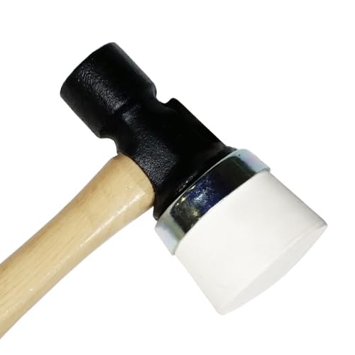 Powernail No. 5 Iron White Rubber Capped Mallet - Image 2