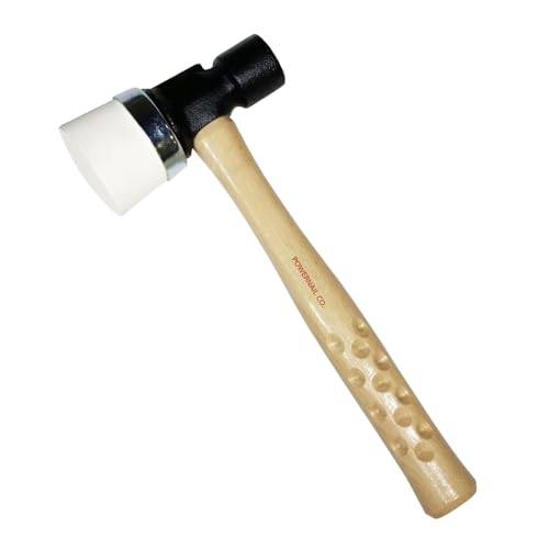 Powernail No. 5 Iron White Rubber Capped Mallet - Image 5