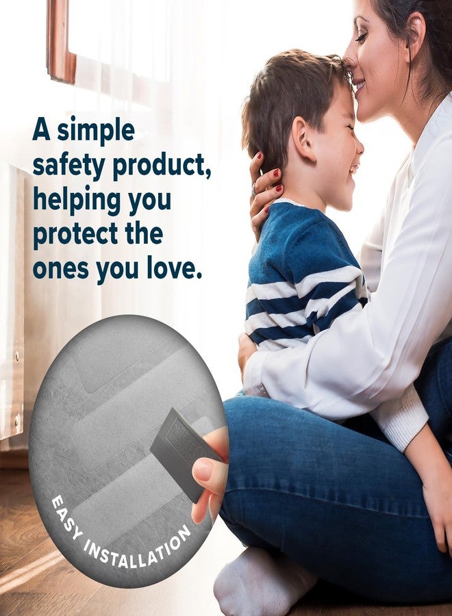 SlipX Solutions Protected Wide Non-Slip Adhesive Safety Treads | 8" Anti-Slip Bathroom Accessories - Bathtub, Shower, & Step Power Grip Floor Grips | 12 Large Floor Tread Stickers, Clear - Image 2