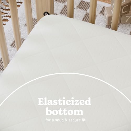 Graco Premium Waterproof Crib and Toddler Mattress Protector (2 Pack) – GREENGUARD Gold Certified, Machine-Washable & Dryer-Friendly, Waterproof Sleep Surface, Fits Crib & Mattress - Image 2