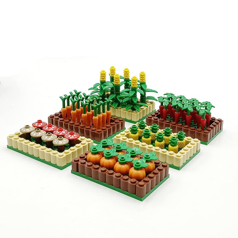 dspitwod Cropland Set Farm Field Accessories Building Blocks Brick Playset for 6 Year Old Boys Girls Harvest Seasonal Building Kits for Boys Kids 812 - Image 4