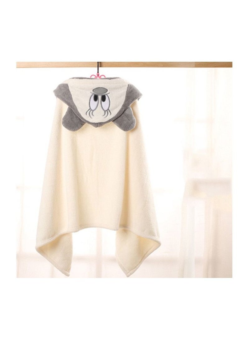 Cartoon Printed With Hood Fine Fiber Cloaks Bath Towels
