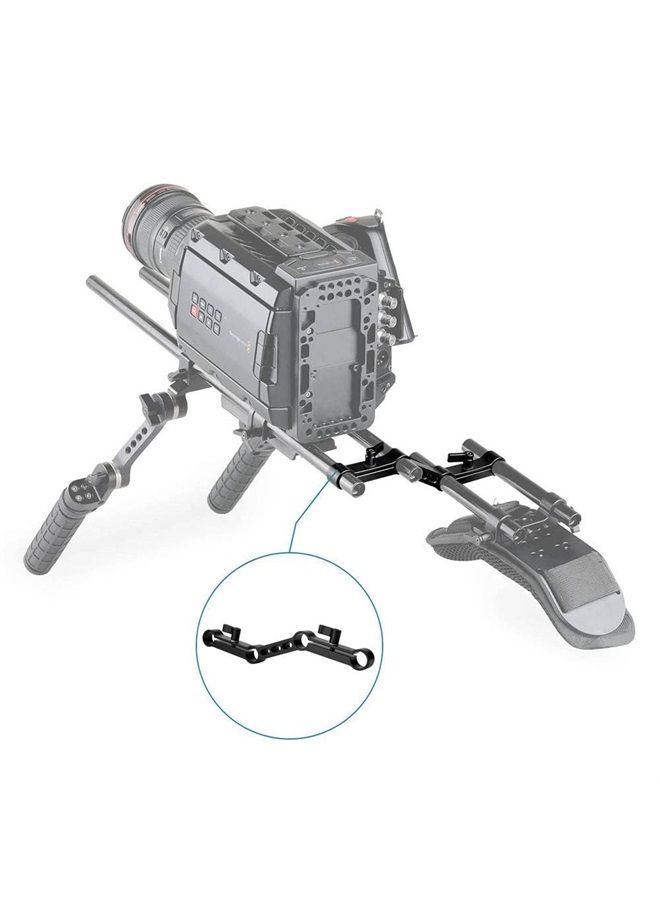 NICEYRIG Z-Shape Offset Raised 15mm Rail Rod Clamp Ajustable Levers for 15mm Rods on DSLR Camera Shoulder Rig - Image 3
