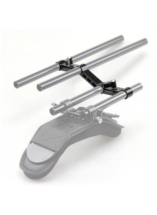 NICEYRIG Z-Shape Offset Raised 15mm Rail Rod Clamp Ajustable Levers for 15mm Rods on DSLR Camera Shoulder Rig - Image 2