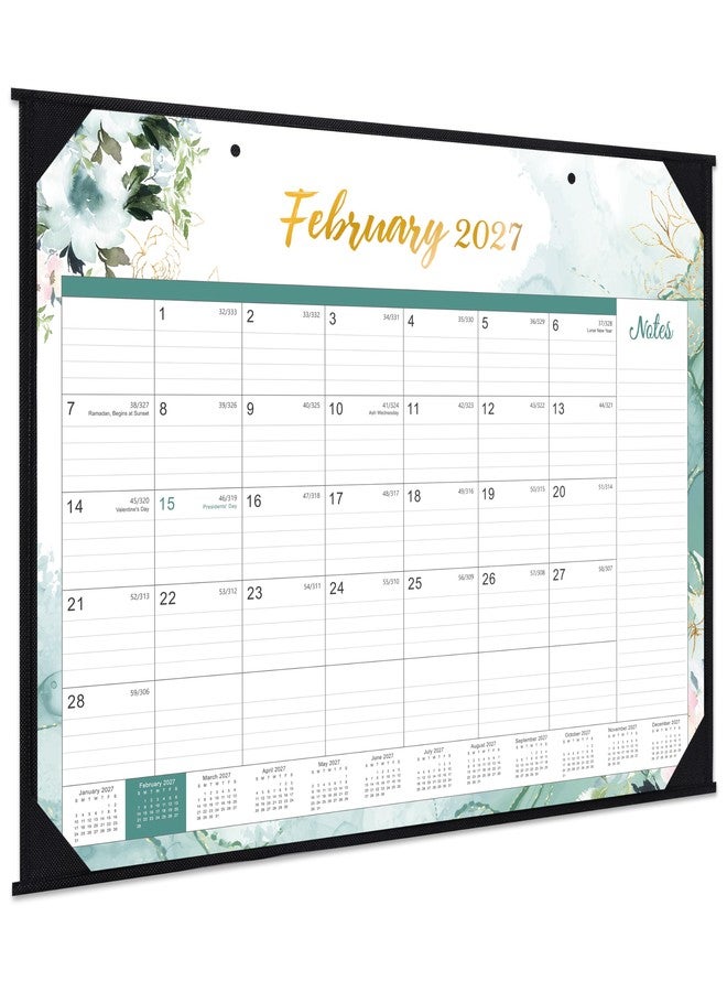 Tersus Large Desk Calendar 2026-2027, July 2026 - December 2027, 18 Month Desk Calendar, 22" x 17", Corner Protectors, Schedule Planner for Home, Office - Image 1