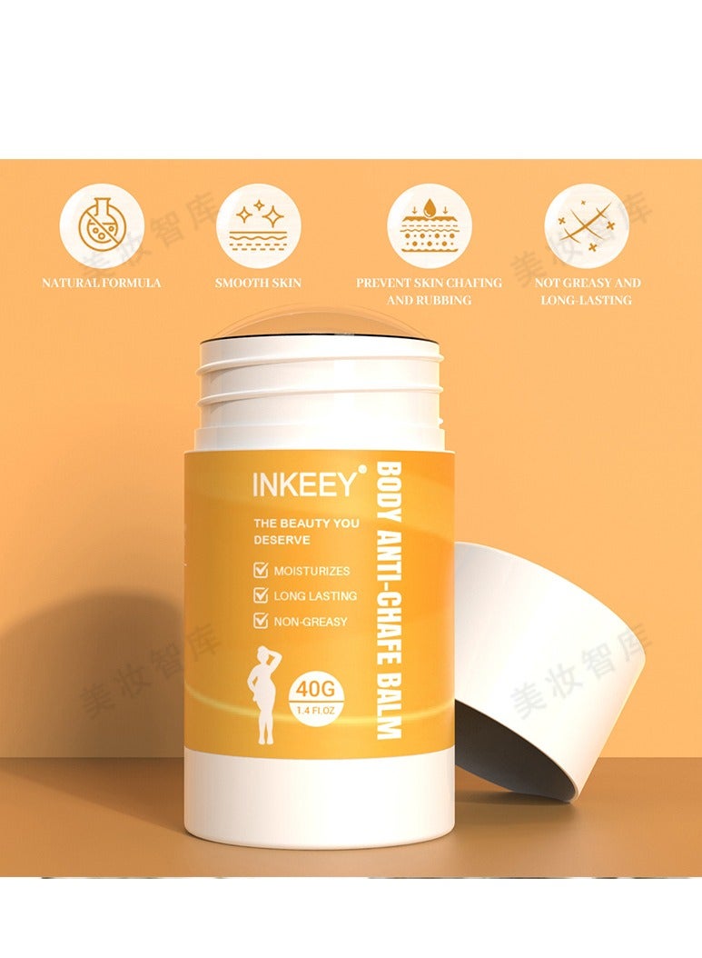 INKEEY Anti Chafe Stick, Anti Chafe Balm For Sports And Prevent Thigh Rashes, Anti Chafing Stick, Anti Chafing Cream For Friction & Dryness, Anti Chafe, Anti Friction Stick, Water & Sweat Proof 40g - Image 2