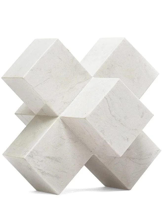 KNOT HOME Turing Ellis Paperweight Figures (2pcs) Knot Home Designer Accessory for Bedroom Living Dining Room Office Area Décor