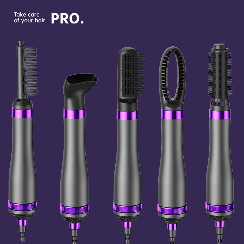 Five-In-One Hair Straightening Comb Multi-Functional Styling Air Comb Hair Dryer Hair Dryer Comb Electric Curling Wand - Image 1