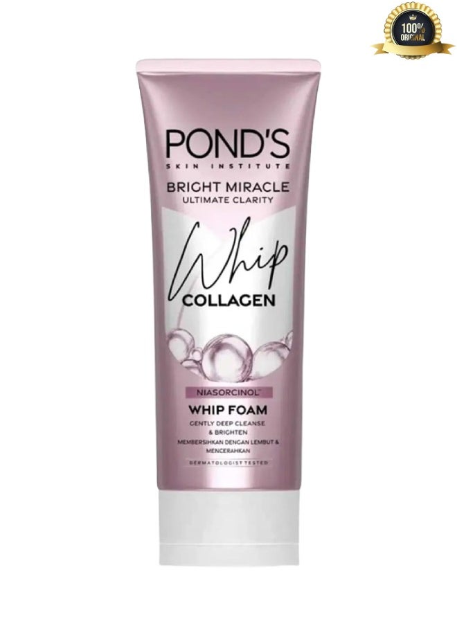 Pond's Bright Miracle Ultimate Clarity Whip Collagen Niasorcinol Whip Foam 