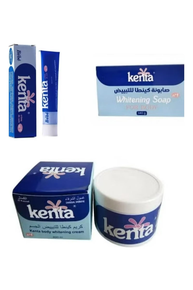 The Most Powerful Whitening Kenta Cream And Soap Set