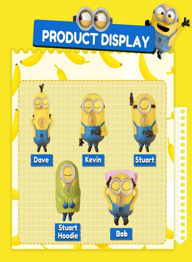 Minions Blind Box Figures, Banana Rocking Sleeping Bag, Keychain Stress Relief, Squishy Stress Toys for All Ages, 1 Pack - Image 2