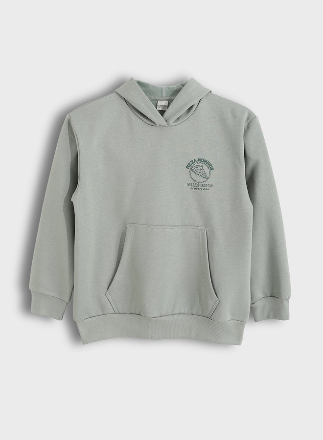 ال سي وايكيكي هودي أولادي بأكمام طويلة مطبوع - Image 1