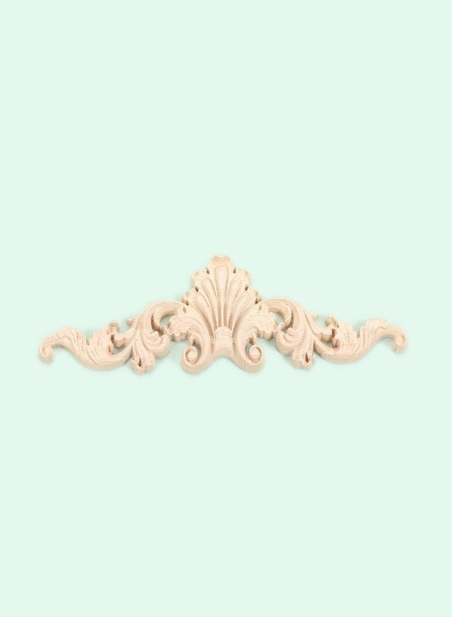 MUXSAM Wood Carved Onlays Appliques, Clear Carving Details Overlay Craft Decals for Cabinet Wall Mantels Dresser Closet Toddler Doll Bed Stairs Door Furniture Decor(2-Pack, 20x5cm/7.9" x2) - Image 5