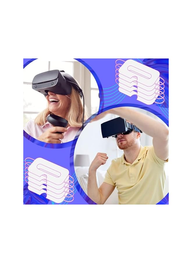 Green Tiger Disposable VR Face Mask, VR Nonwoven Cover Pad Prevent Sweat, and Dirt, 50Pcs Universal Breathable VR Eye Covers, VR Mask Rift, VR Eye Cover Pad - Image 4