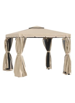 Living Outdoor Patio Gazebo with Polyester Curtains and Netted Screens 300*400cm.  - Image 3