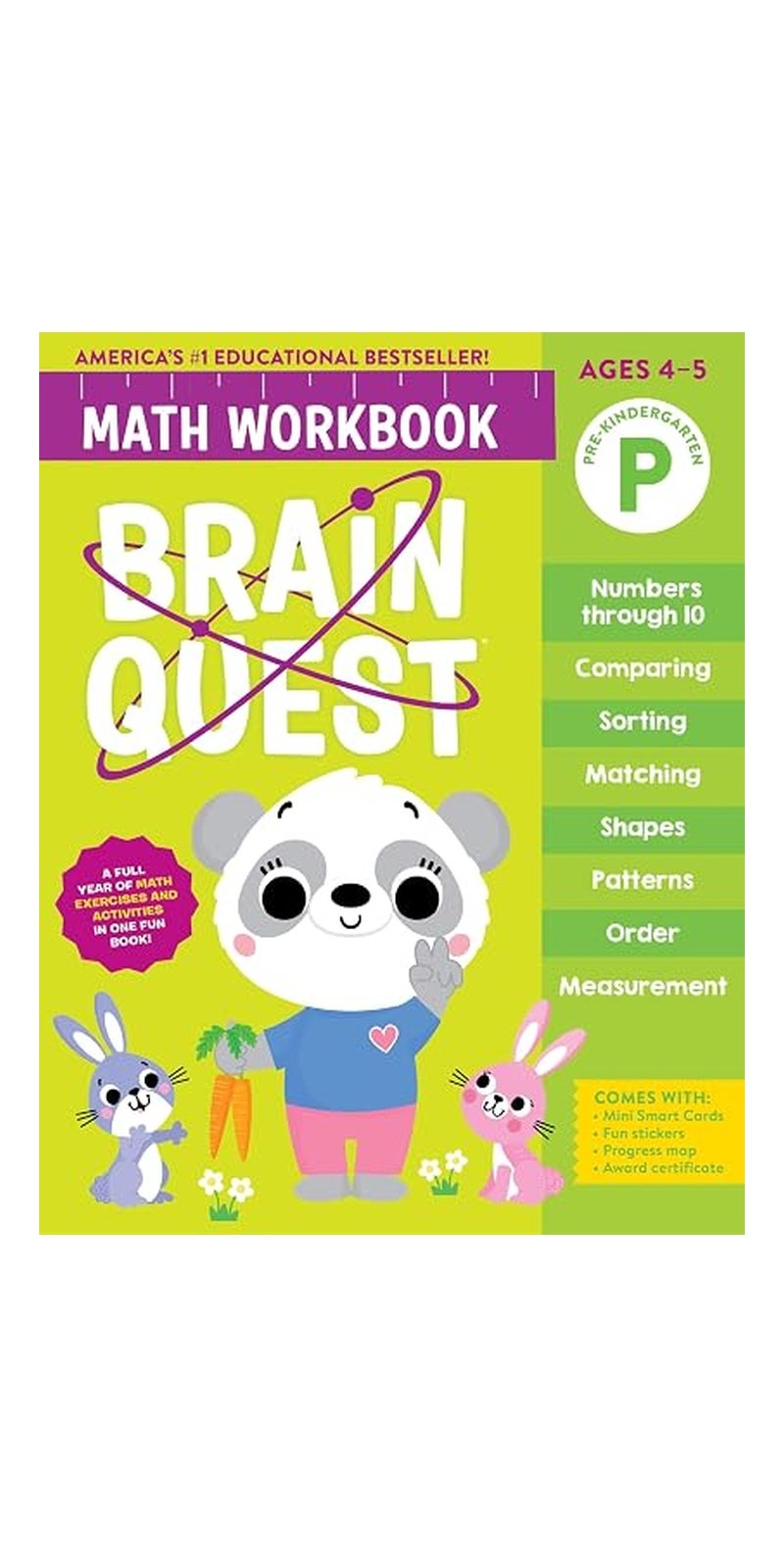 Brain Quest Math Workbook: Pre-Kindergarten