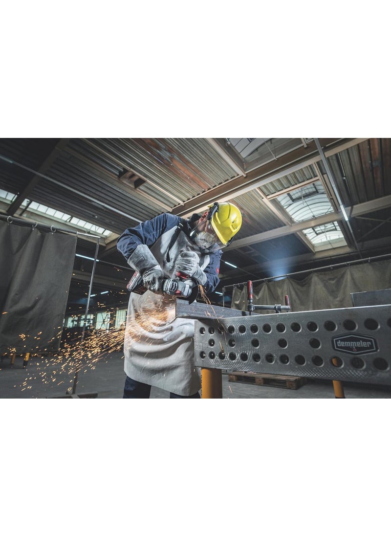 Metabo Metabo 18V Cordless 6Inch Angle Grinder  Tool Only  No Battery  Paddle Switch  Braking  WPB 18 LTX BL 15150 Quick DS GreenBlack  - Image 4