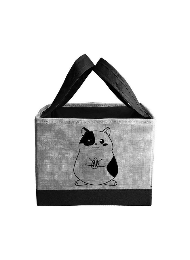 PrettyKrafts PrettyKrafts Toys storage Box, Storage organizer for kids, Jute Grey  - Image 1