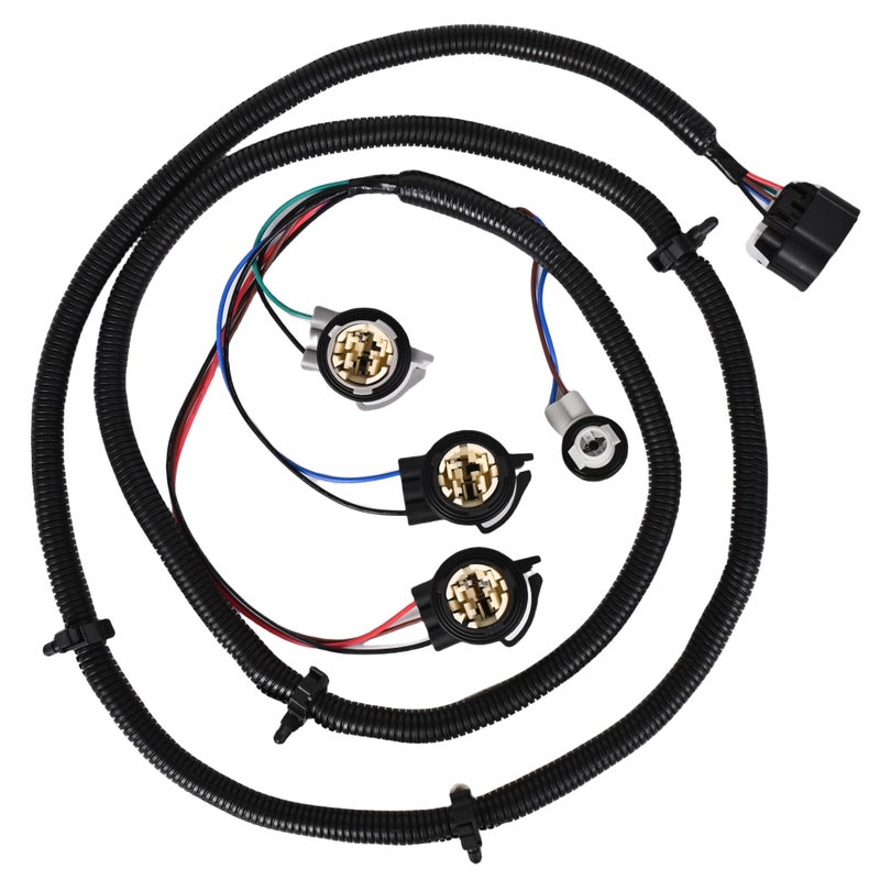 PANNUOSCS Tail Light Wiring Harness 16531402 Compatible with 2003-2007 Chevy Silverado 1500/2500/3500 Passenger Side Tail Lamp Wire Socket Taillight Wiring Harness Kit Rear Right Harness Asm Tail Lamp Wiring - Image 1