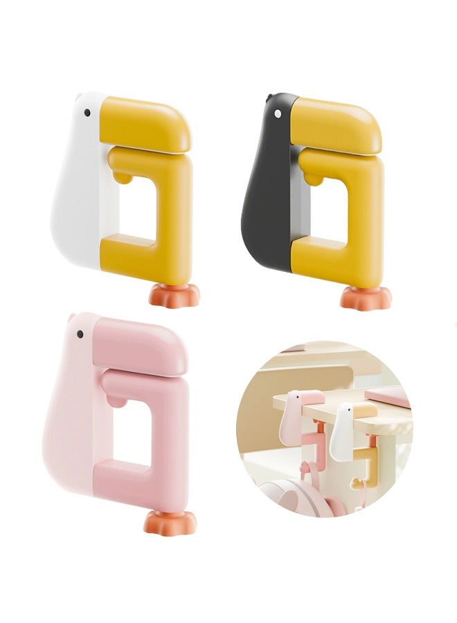 3 PCS Foldable Purse Hook for Table – Adorable Non-Slip Bag Holder for Table, Compact Portable Desk Hook for Office, Home, Travel - Image 1