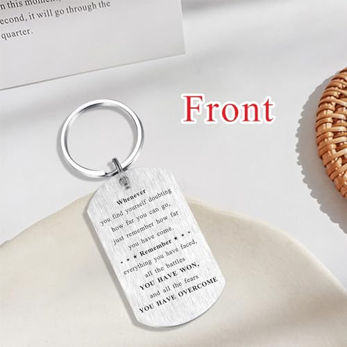 Alotozo Wrestling Gifts - Wrestling Keychain for Teens Boys, Never Give Up Inspirational Key Chain Gift for Wrestlers Athletes, Christmas Graduation Birthday - Image 3