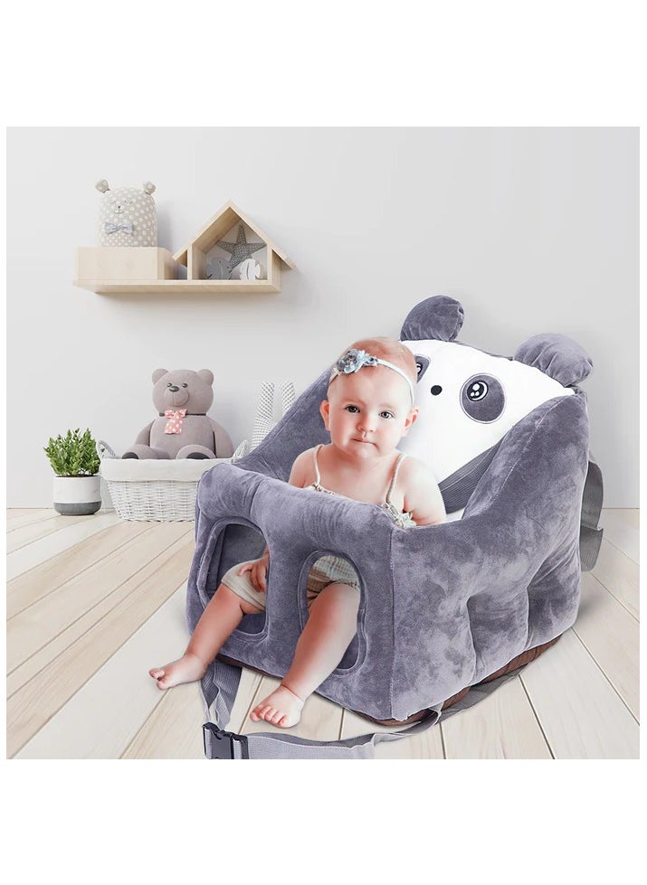 BABY SHINE Multi Function Baby Feeding Booster and Back Support Seat PANDA  - Image 2