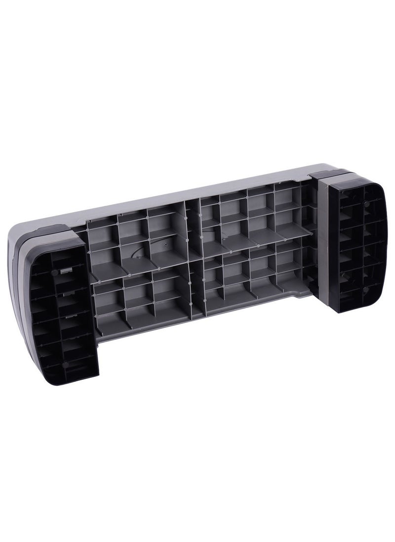 Generic - Adjustable Fitness Aerobic Exercise Step Board, 88x30 CM - Black & Grey - Image 1