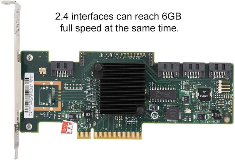 fosa SSD Array Card 4-Port RAID Storage Controller Card 6GB SATA/SAS Array Card for LSI IR/IT Mode, for 10/8/7 with Driver(LSI IR) - Image 3