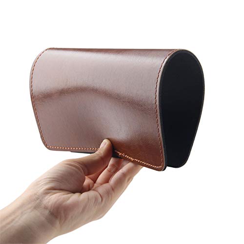 Newplenty Non-Slip Rubber Base Leather Mousepad for Laptop Computer PC Personality Desings Gaming Mouse Pad Mat 9.45 X 7.87 inch (Leahter Mouse Pad-Coffee, 9.45 X 7.87 inch) - Image 3