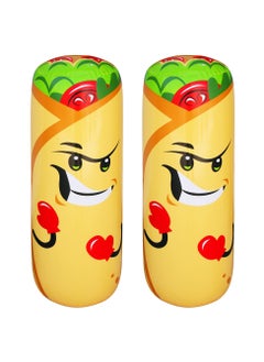 Banzai Banzai Burritos Boppers | Inflatable Soft Boppers for Kids 5+ | Pack of 2 | Safe, Durable, Active Play, Backyard Fun, Coordination & Balance Toy  - Image 2