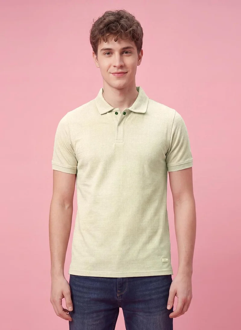 بيينغ هيومان Men Polo Collar T-shirt