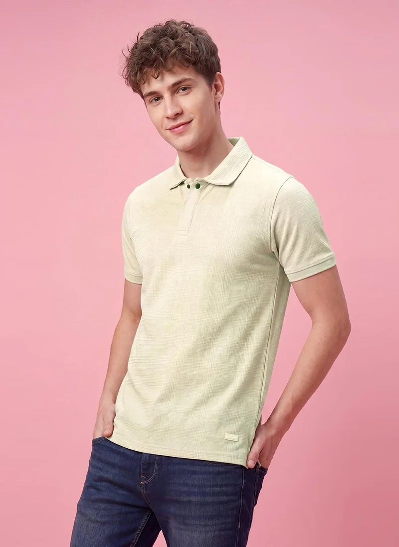 Being Human Men Polo Collar T-shirt