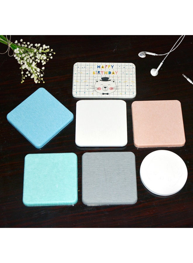 Baihui Direct Diatomite Wash Coaster Kitchen Balcony Absorbent Coaster Diatom Mud Waterproof Mat-Color:dark Gray Square Bubble Bag Packing  - Image 1