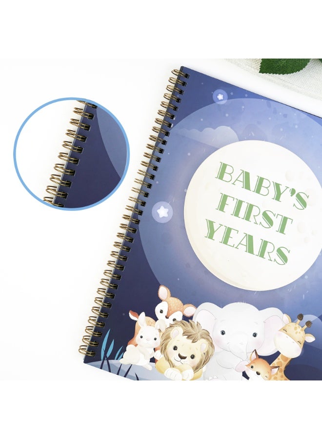 PINKSAMA Baby Growth Memorial Book - Baby First Years - Baby Memory Book - Growth Milestone Record Book, Baby Memory Book, - Image 5