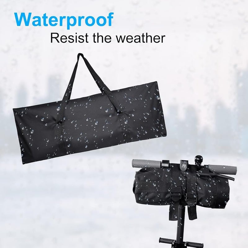 Joyzzz Electric Scooter Carry Bag, Waterproof Foldable E-Scooter Storage Bag, Heavy Duty Oxford Fabric Transport Case, Adjustable Shoulder Strap Handbag for Most Electric Scooters, Foldable Scooters - Image 3