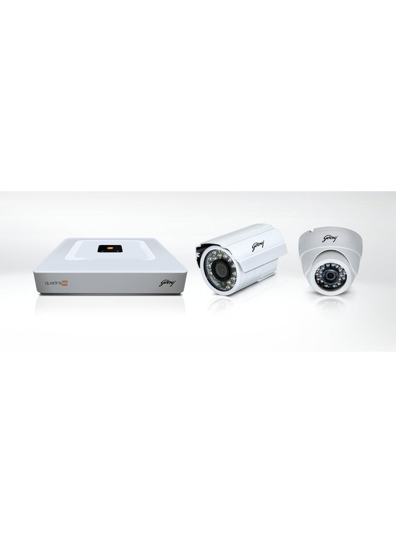 Godrej Godrej Seethru (1MP) HD 720P Hybrid DVR CCTV Security Kit  - Image 3