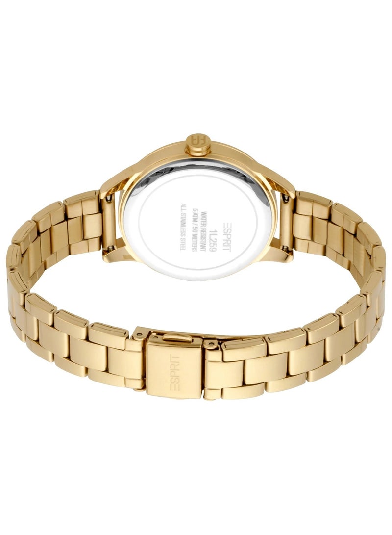 Esprit Stainless Steel Analog Women's Watch With Stainless Steel Gold ES1L259M1025 - Image 3