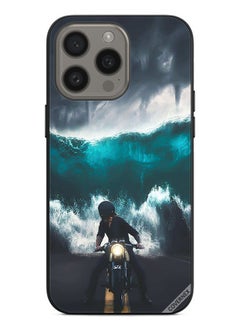Covernex Protective Case Cover For Apple iPhone 15 Pro Water Wave Art  - Image 1
