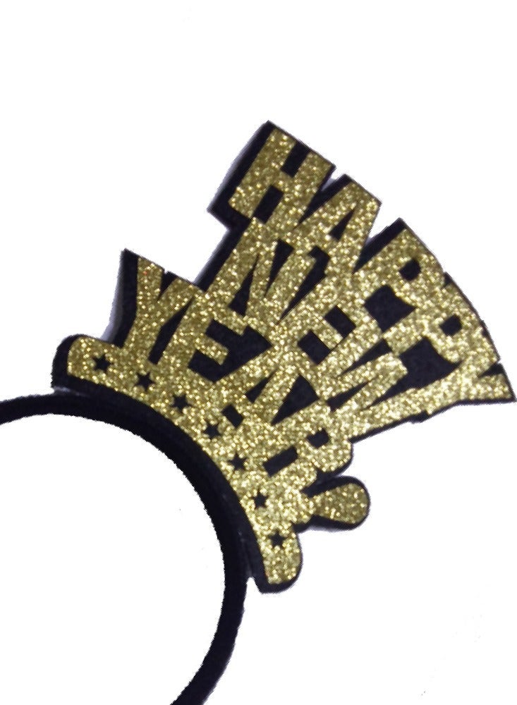 ذا بارتي بوبير السنة الجديدة بريق الذهب عقال عيد الميلاد أغطية الرأس السنة الجديدة حفلة صور الدعائم - Image 4