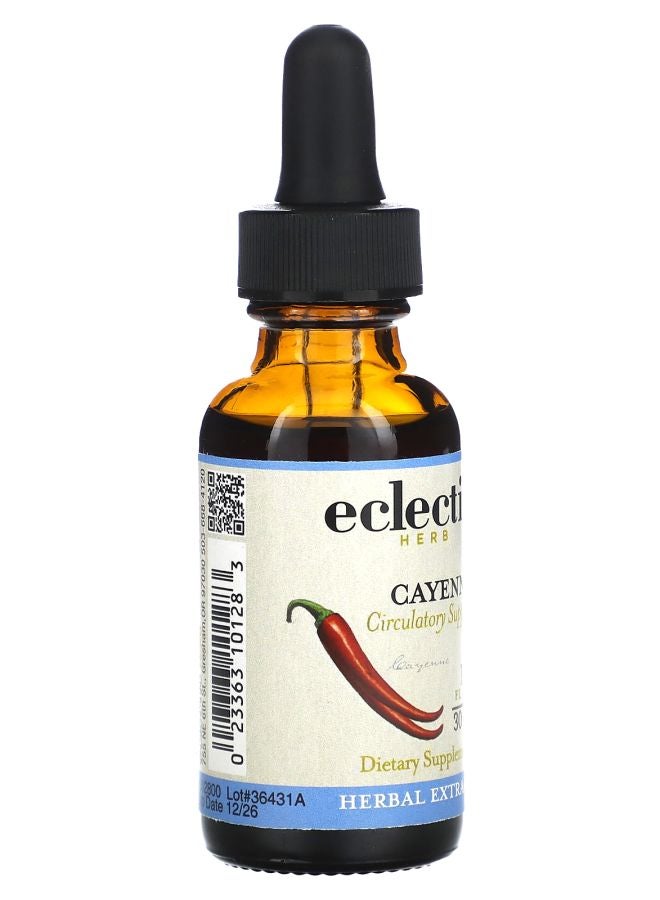 Eclectic Herb مستخلص الفلفل الحار 250 ملغ 1 أونصة سائلة (30 مل) - Image 2