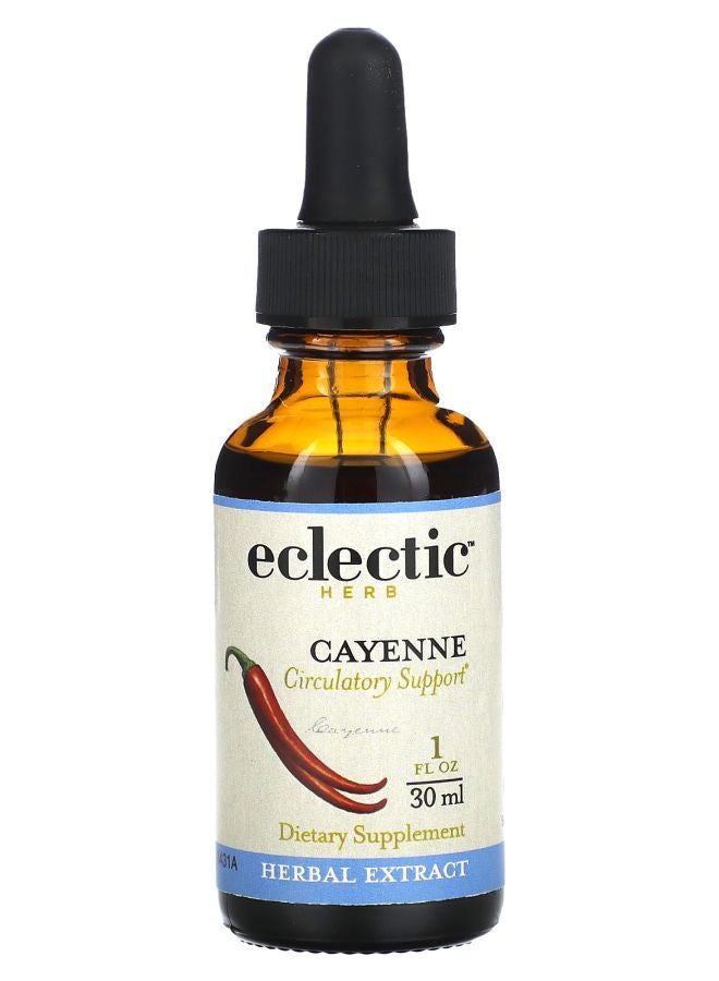Eclectic Herb مستخلص الفلفل الحار 250 ملغ 1 أونصة سائلة (30 مل) - Image 1