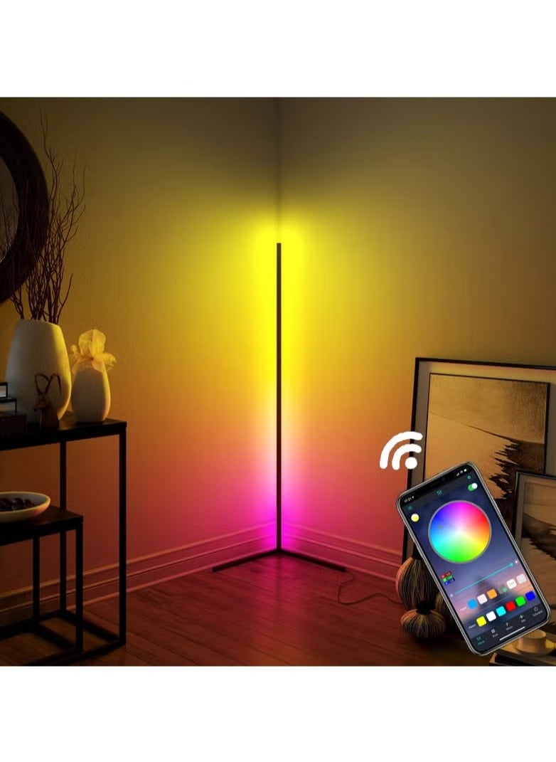 MIGOFAST - Smart RGB Floor Lamp With Remote Control Black - Image 1