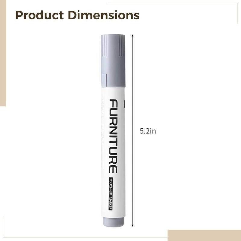 Wood Filler Marker Set Black White Gray For Furniture And Wood Repairs - Image 3