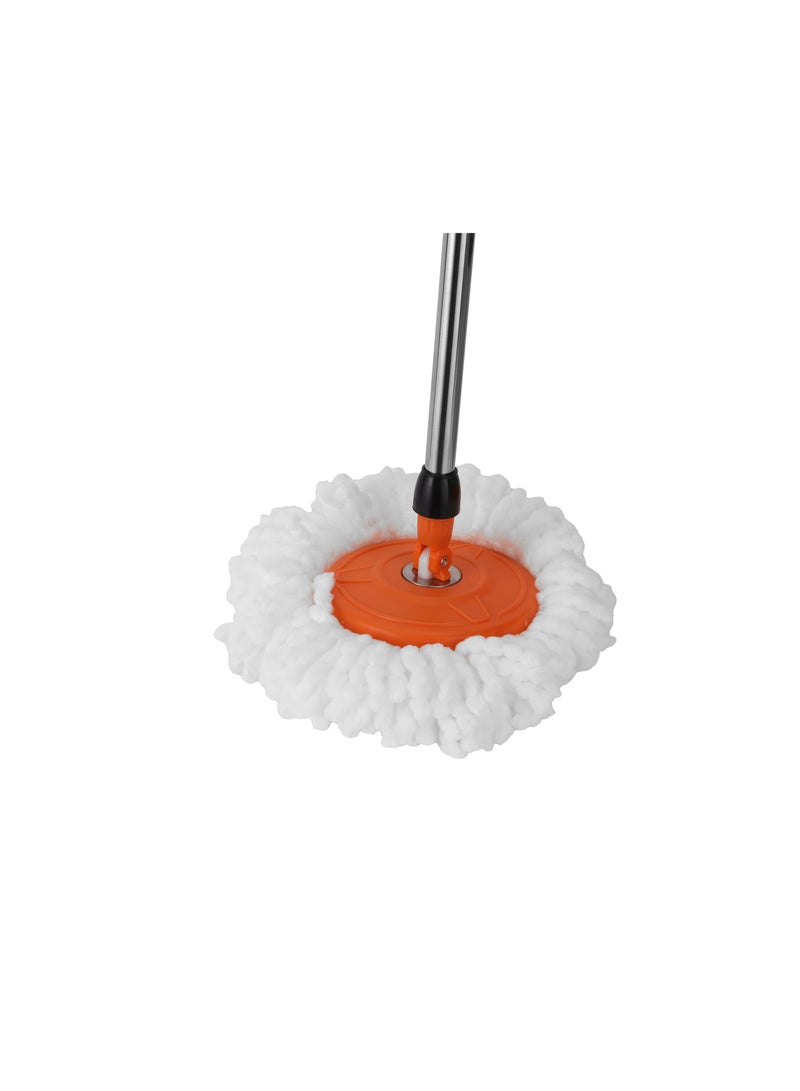 Royalford Royalbright 13 L Modern Spin Easy Mop- RF12420/ 360-Degree Rotating Mop Head, 110 cm Handle and 100% Micro Fiber Multicolor - Image 5