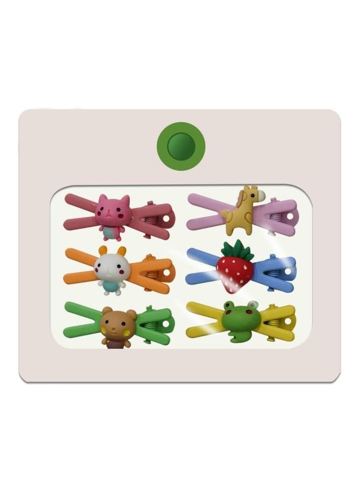 Alissa - 6 Pieces KIds Hair Clips Hair Accessories - Image 1