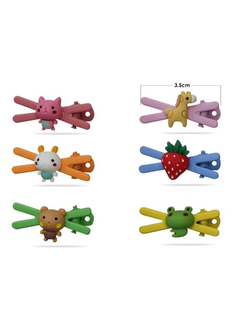 Alissa - 6 Pieces KIds Hair Clips Hair Accessories - Image 1