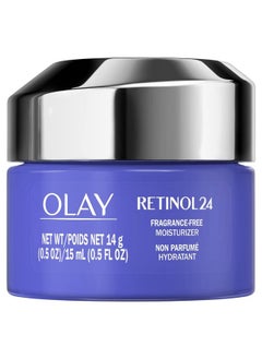 Olay Regenerist Retinol 24 + Peptide Night Face Moisturizer Fragrancefree Trial Size 0.5 Oz  - Image 1