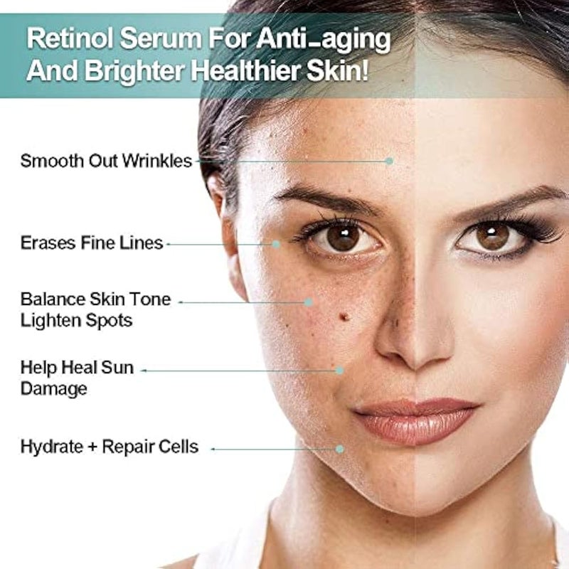 ELBBUB Retinol Serum Retinol Liposome Delivery System Anti Wrinkle Firming Serum with Vitamin C & Vegan Hyaluronic Acid for Face Cleavage and Body - Image 2